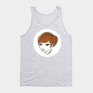 Mod Brunette Tank Top